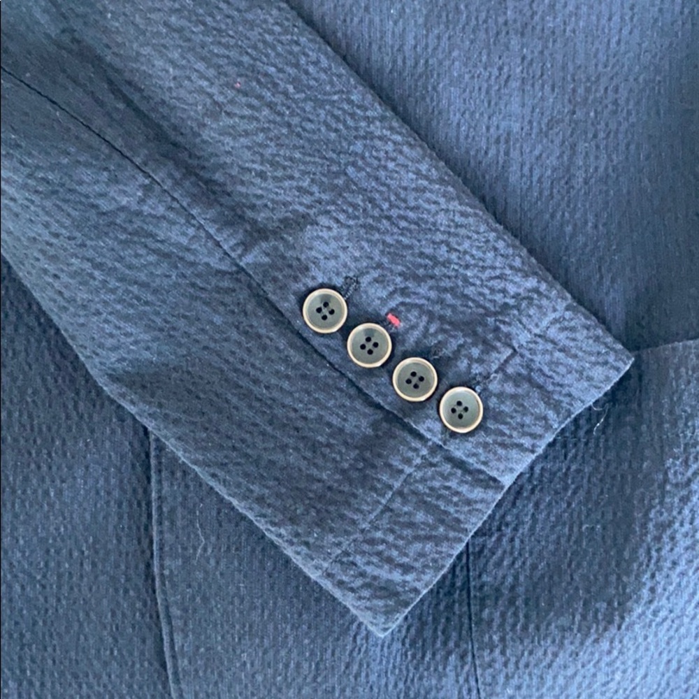 Individual Blue 2 Button Jacket - Picture 4 of 8